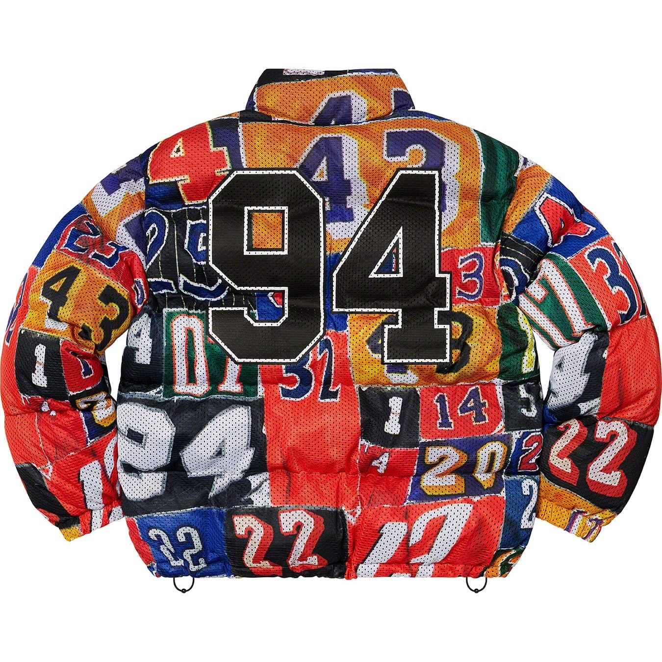 Mesh Jersey Puffer Jacket view 15